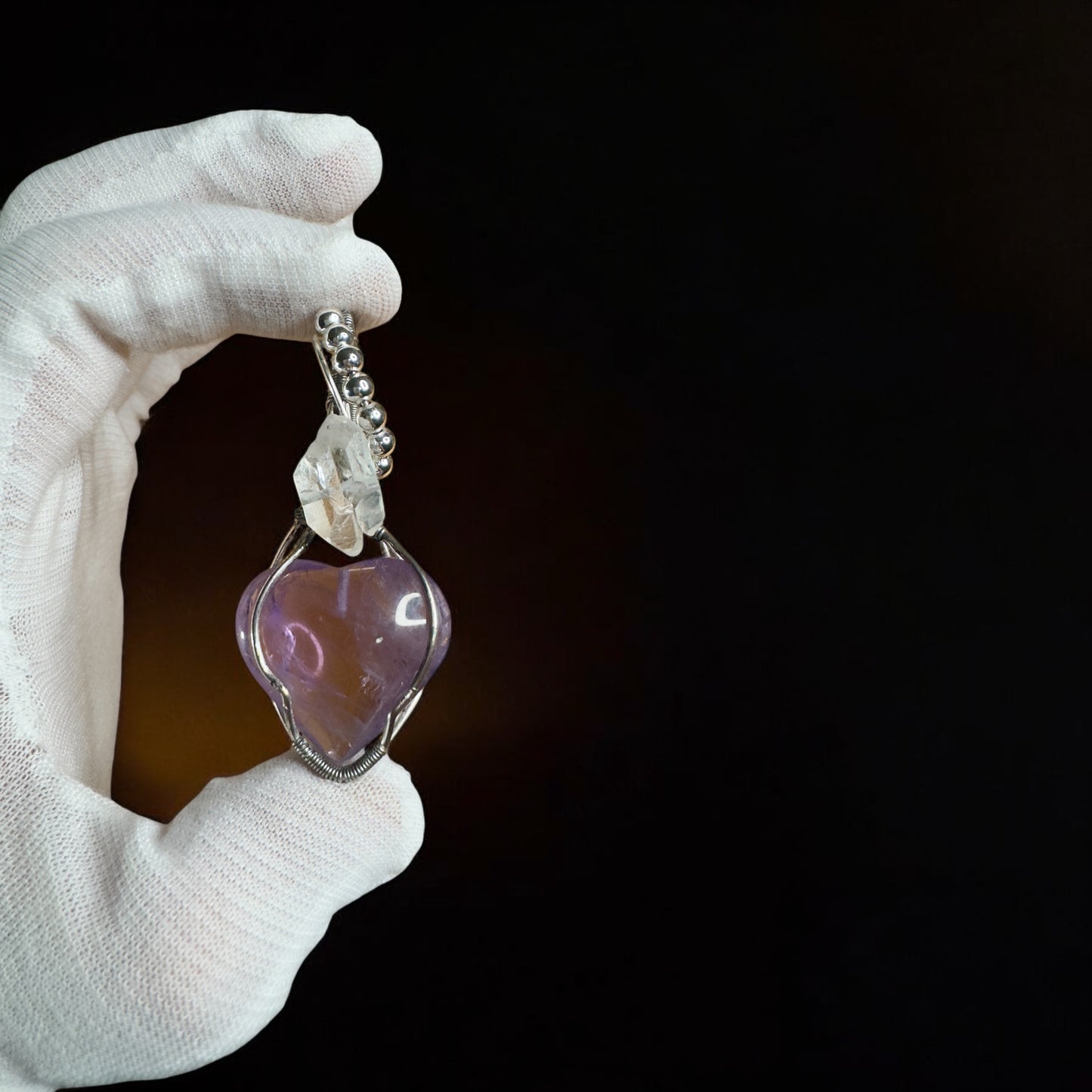 Divine Connection- Wire Wrapped Pendant
