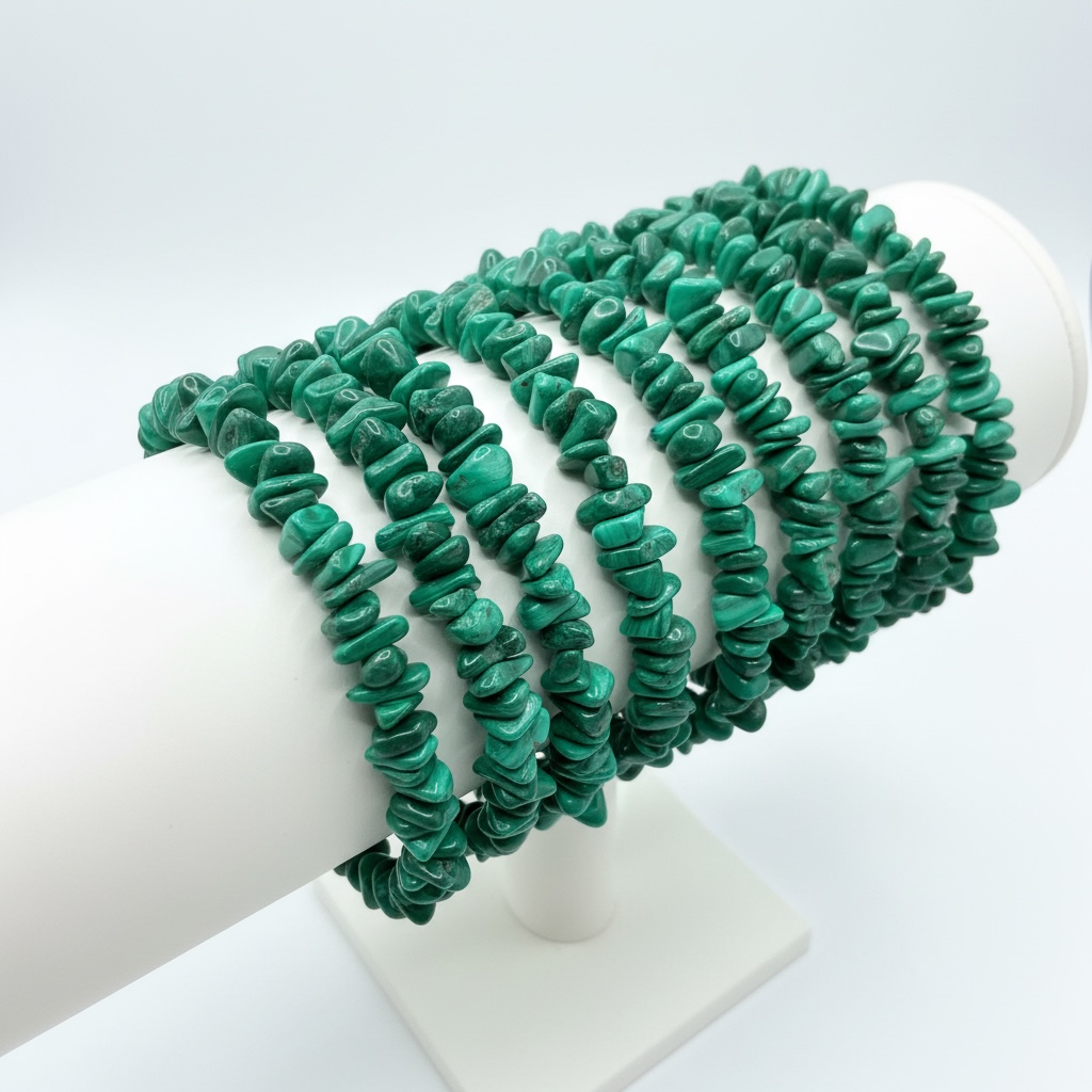Malachite Chips Bracelet