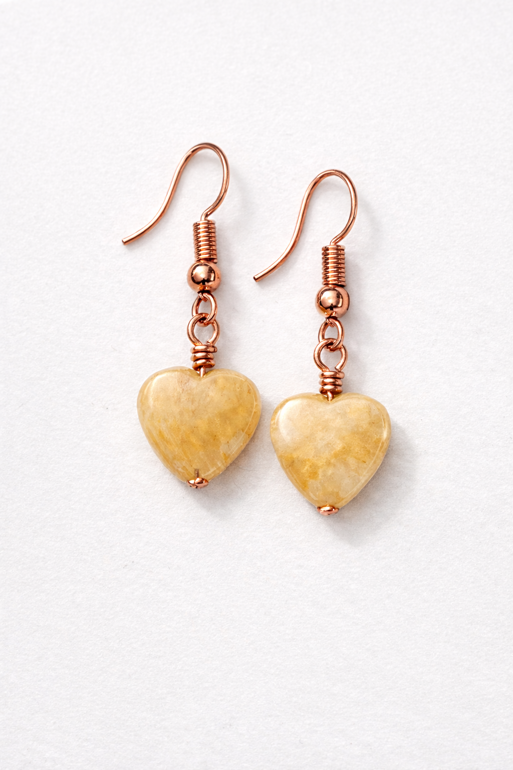 Golden Heart Earrings