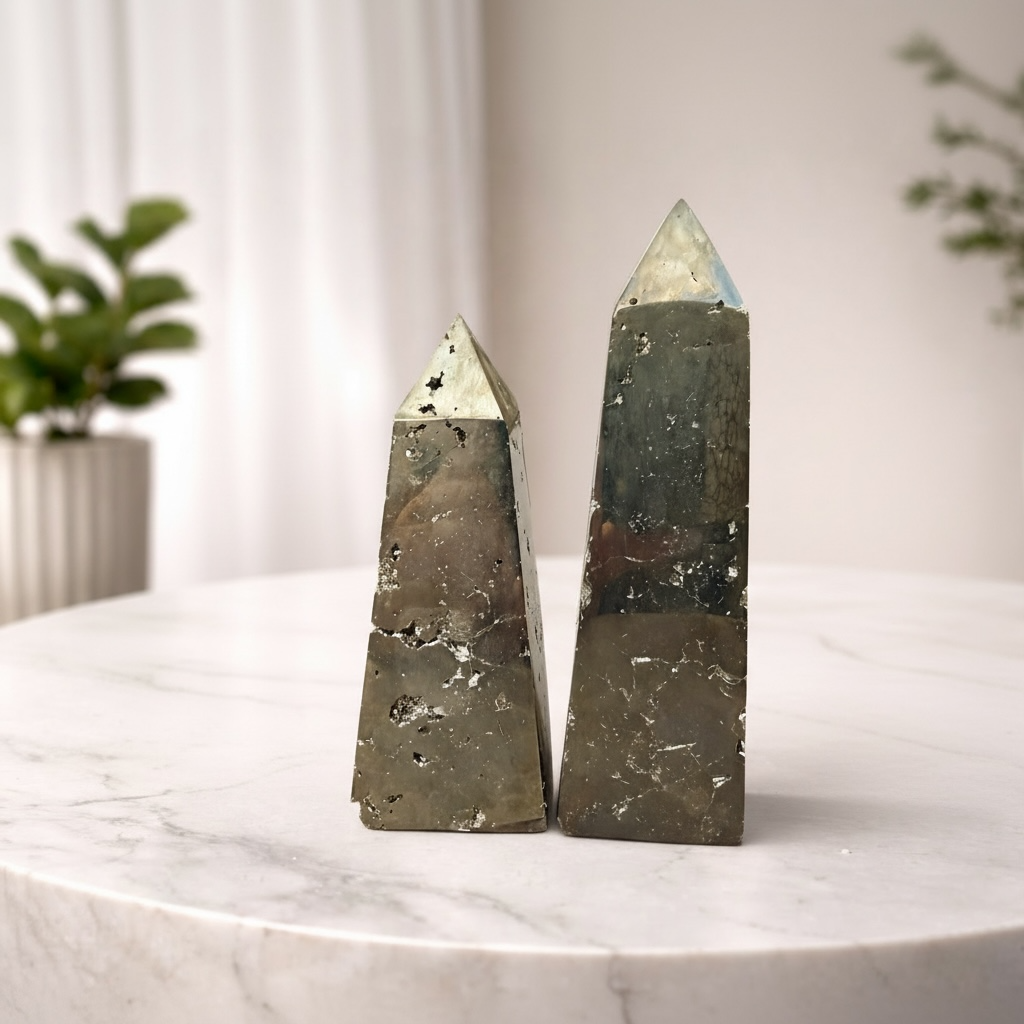 Gold Pyrite Towers