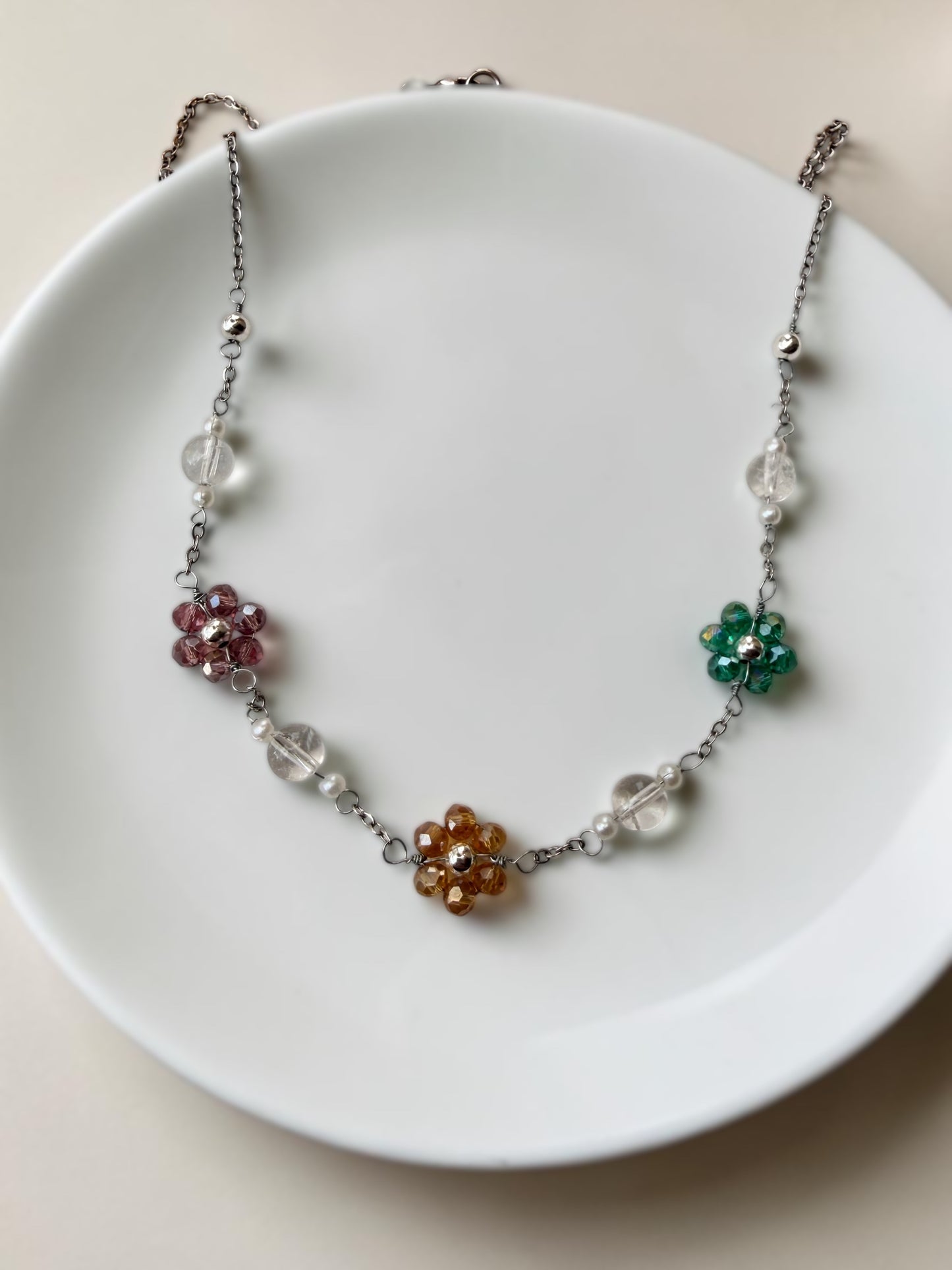 Blooming Flowers Necklace