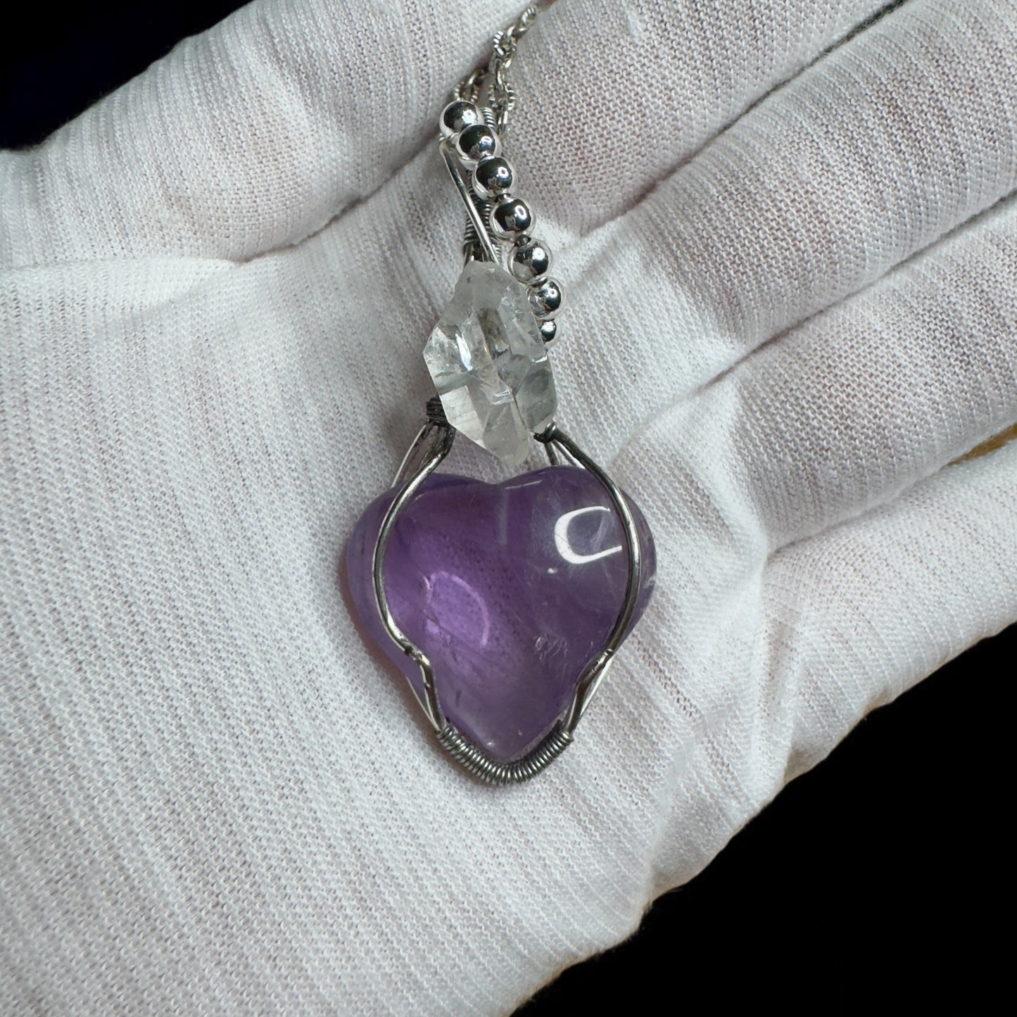 Divine Connection- Wire Wrapped Pendant