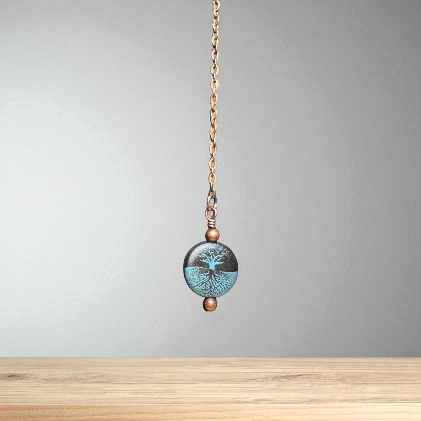 Tree of Life Hammered Copper Necklace