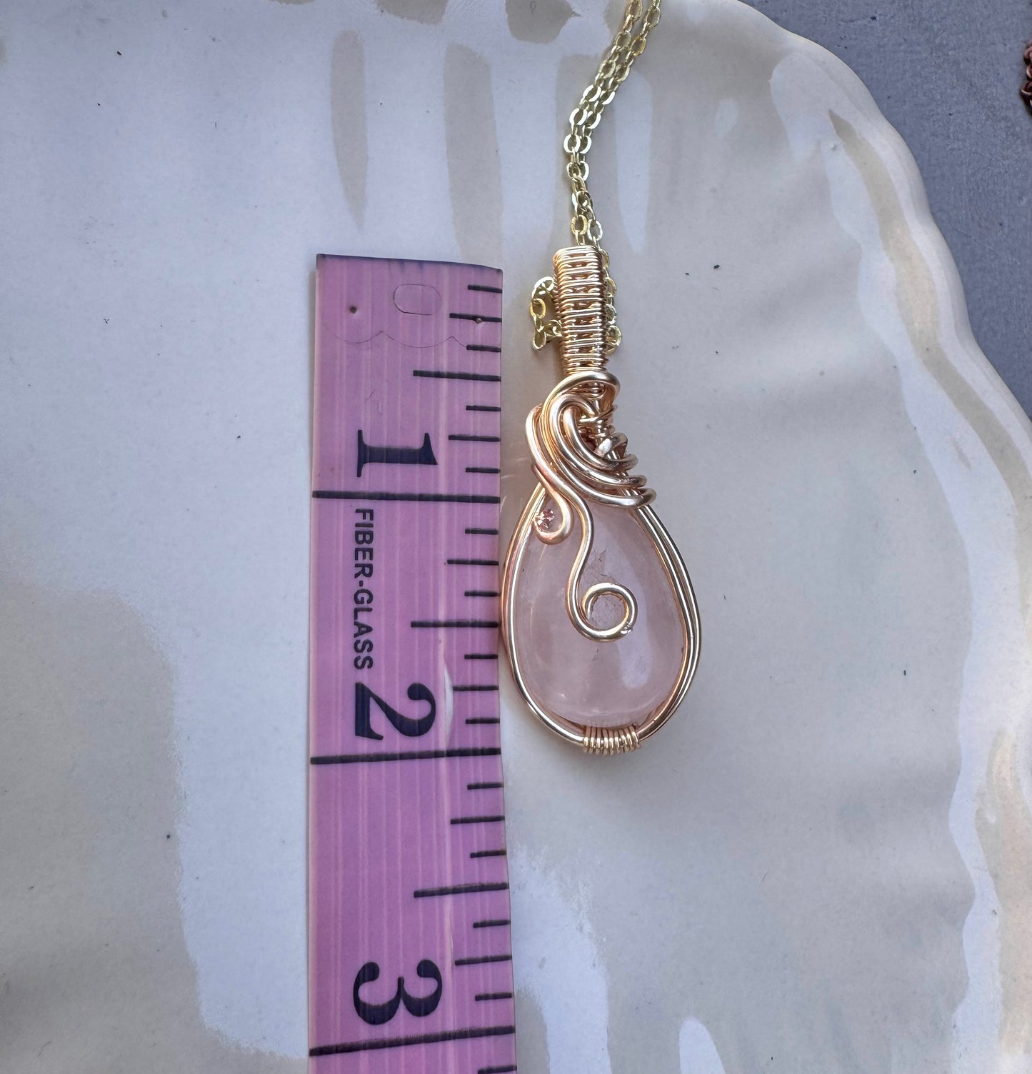Blushing- Wire Wrap