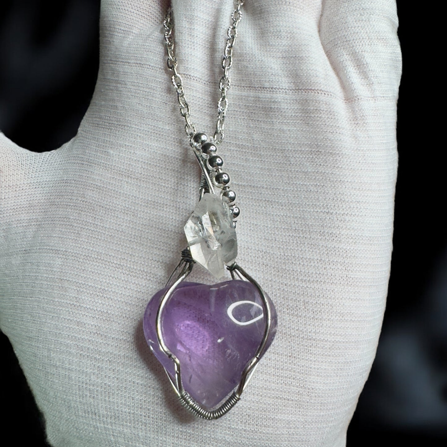 Divine Connection- Wire Wrapped Pendant