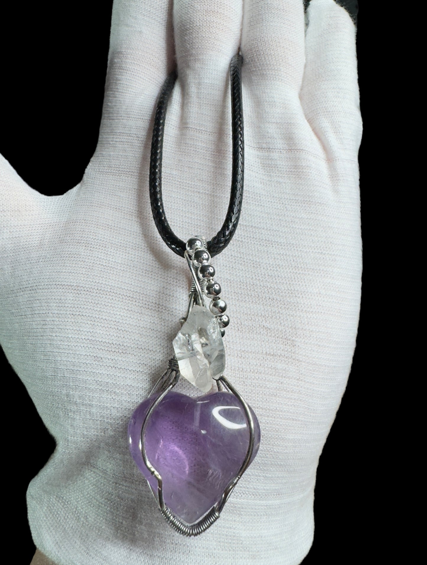 Divine Connection- Wire Wrapped Pendant