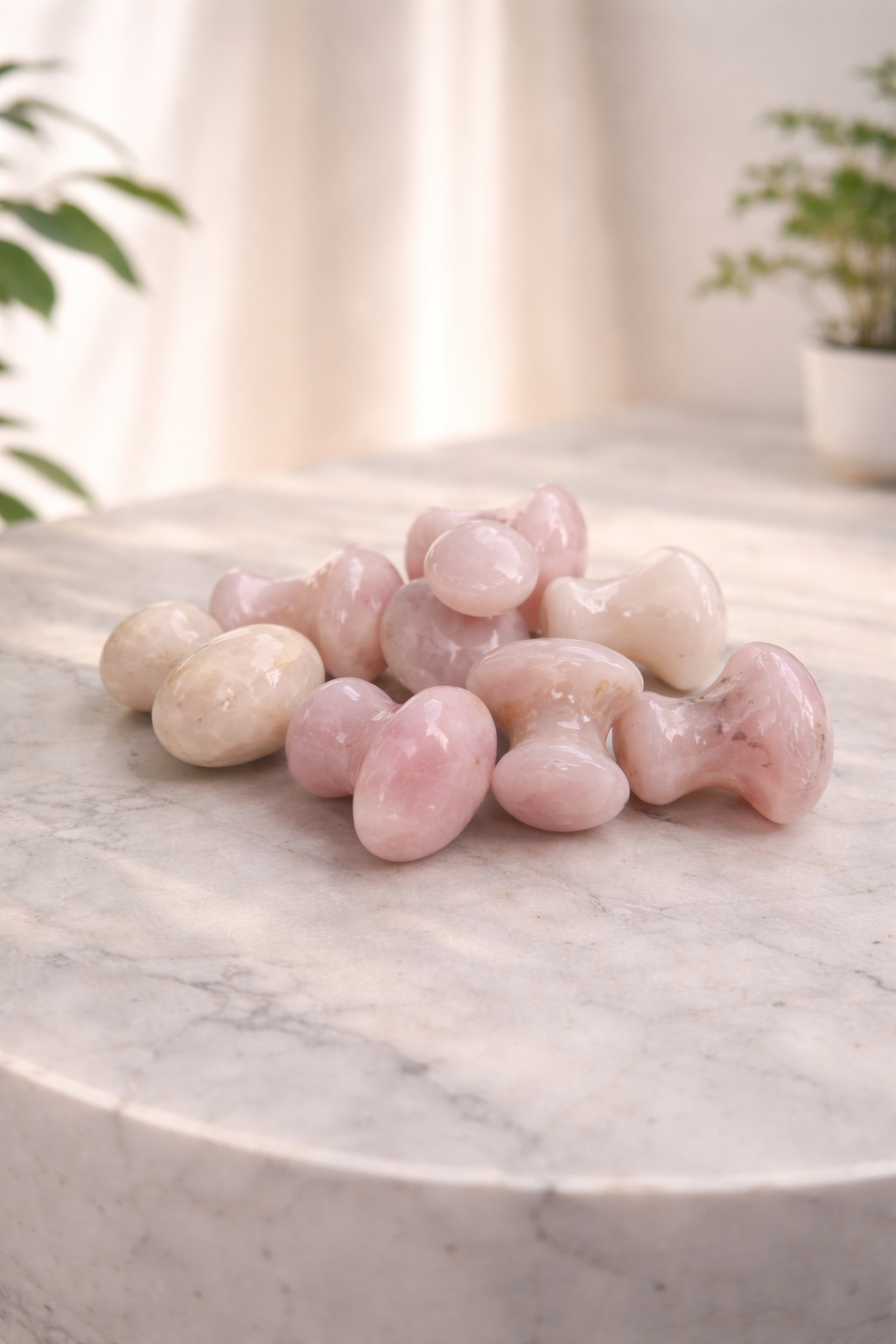 Rose Quartz Gua Sha Massage Tool