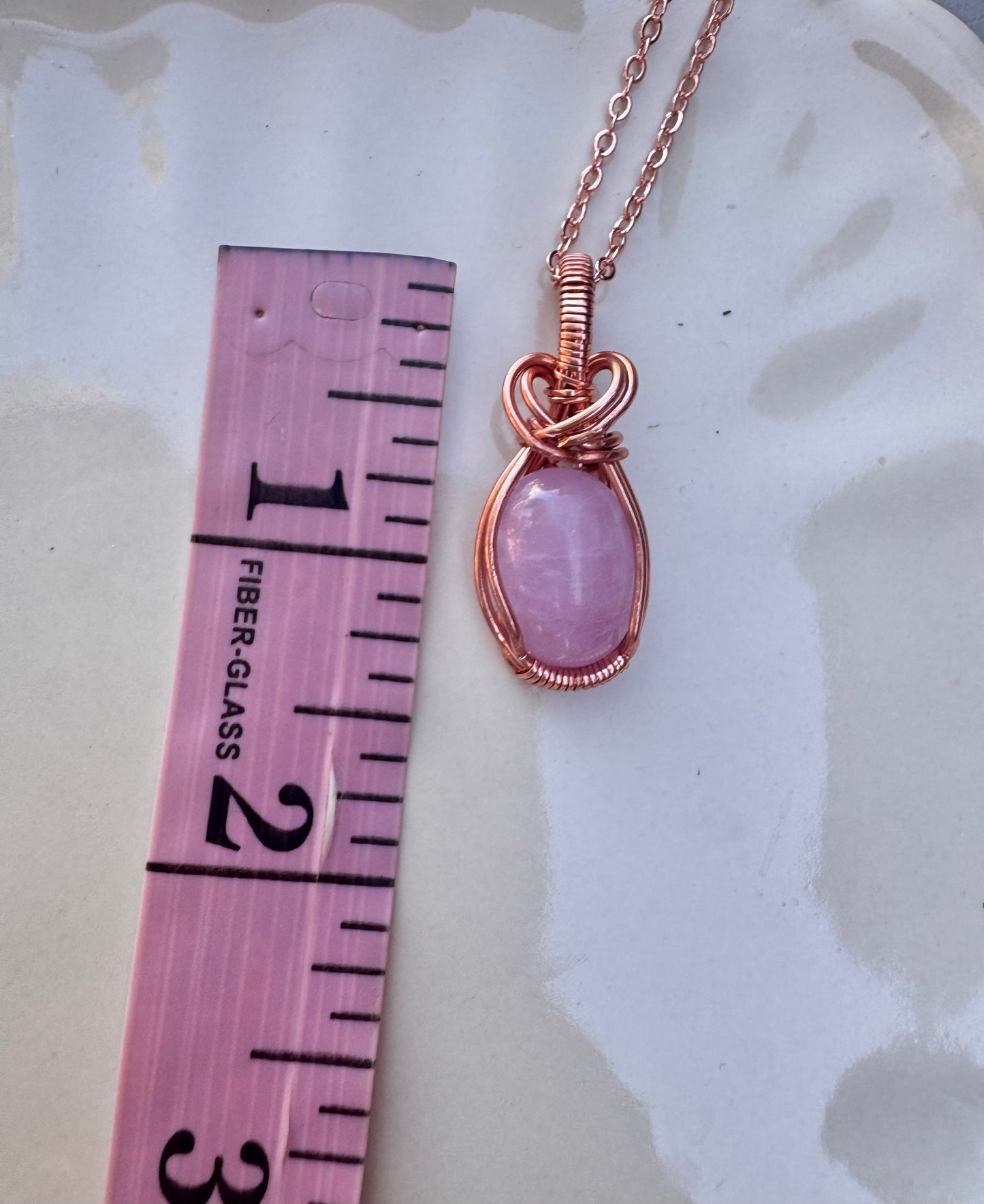 Kunzite Love-Wire Wrap