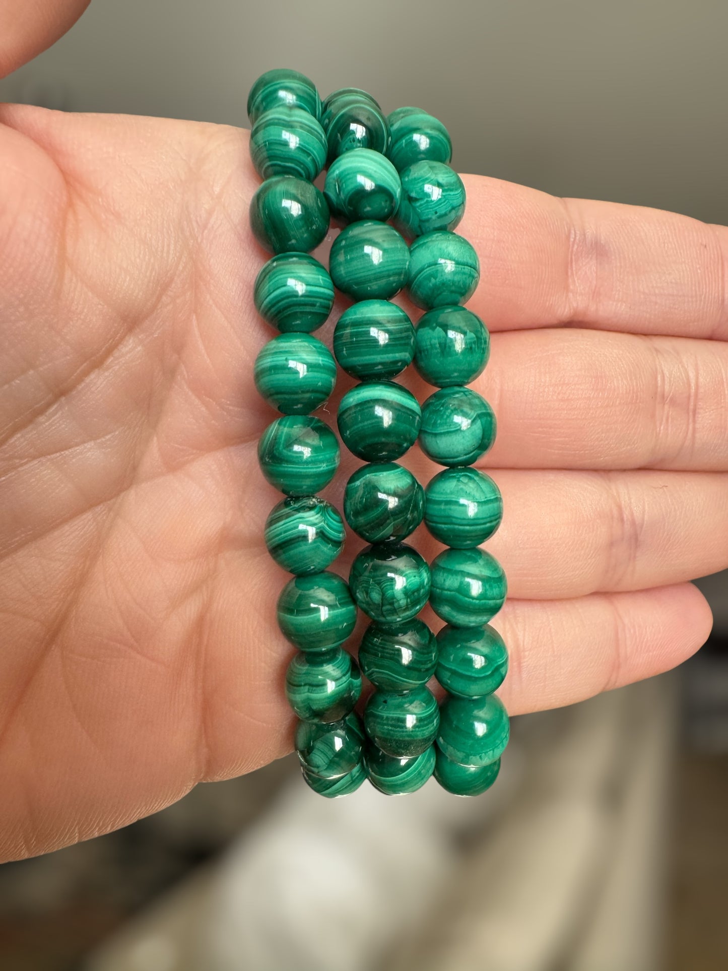 Malachite Bracelets-8mm