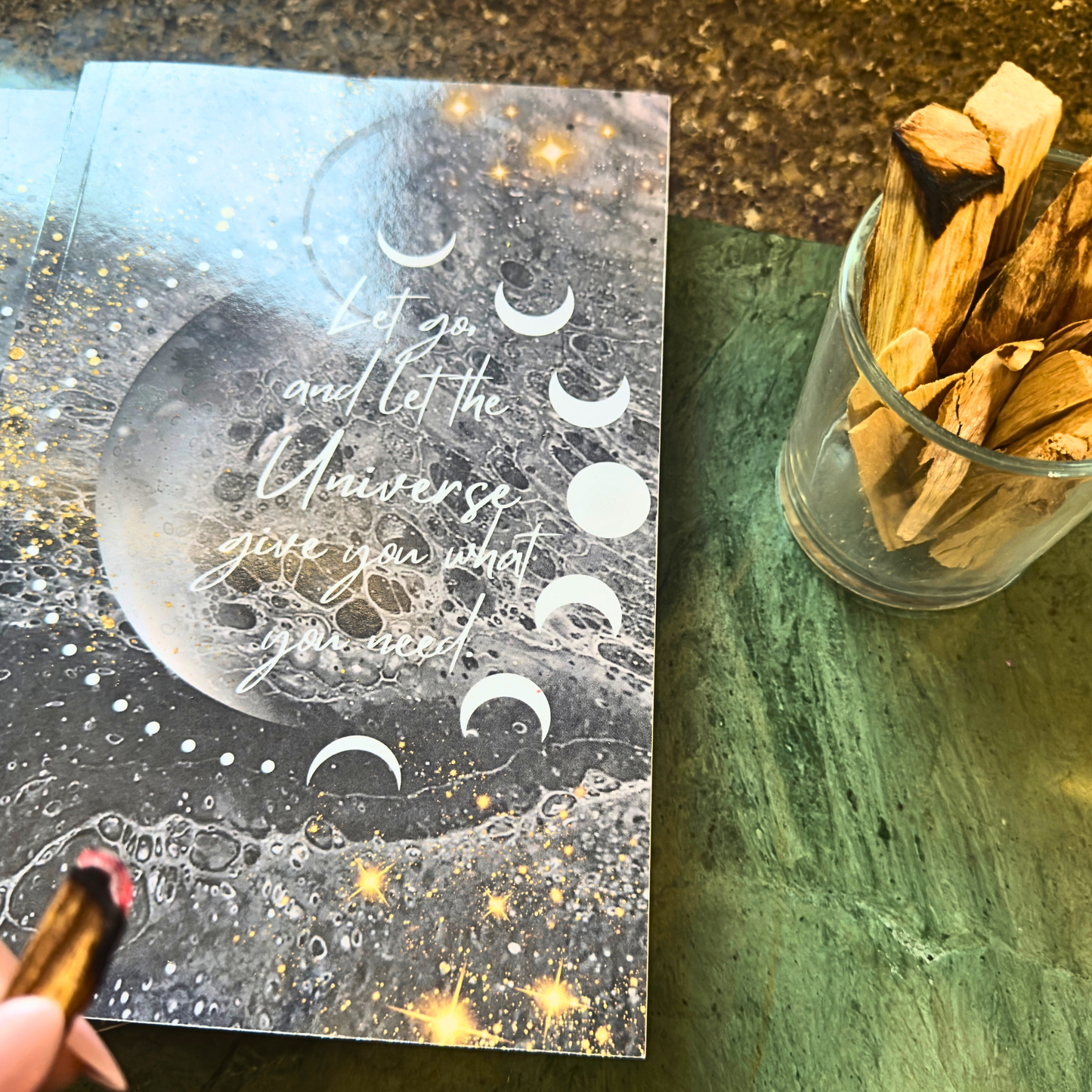 Moon Phase Journal + Palo Santo Stick