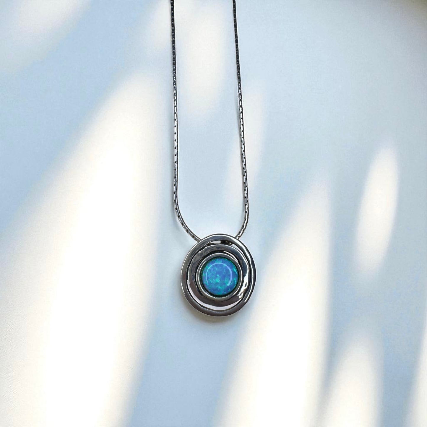 Bili Of Tel Aviv Sterling Silver Opal Necklace