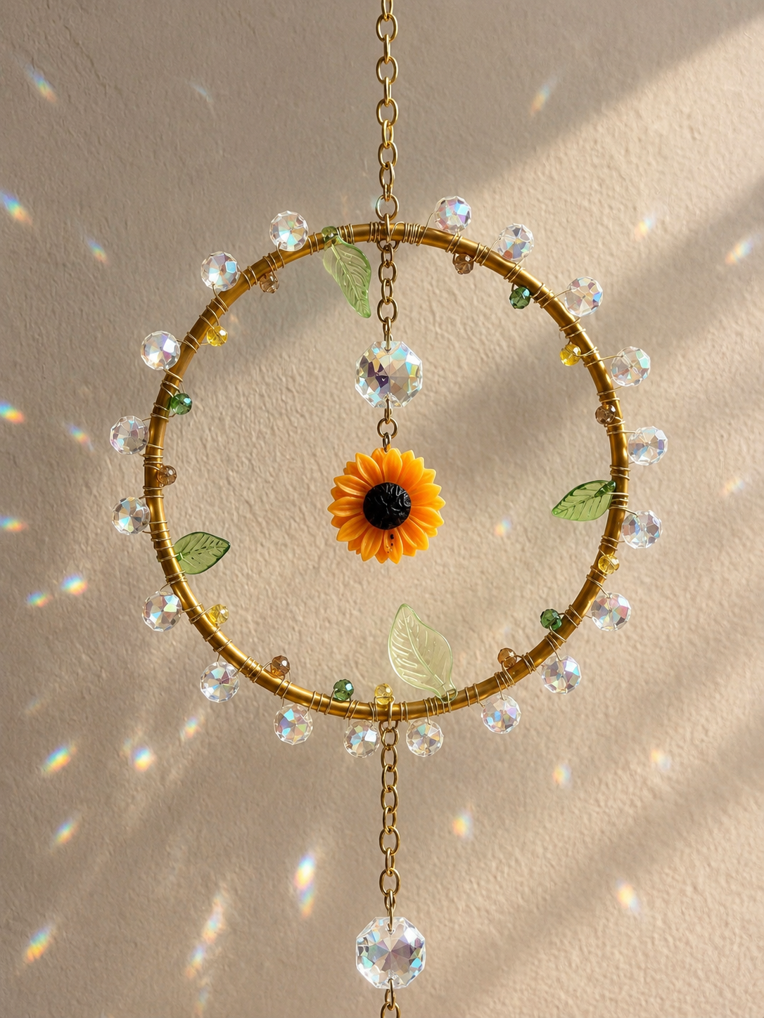 Golden Hour Sunflower Suncatcher