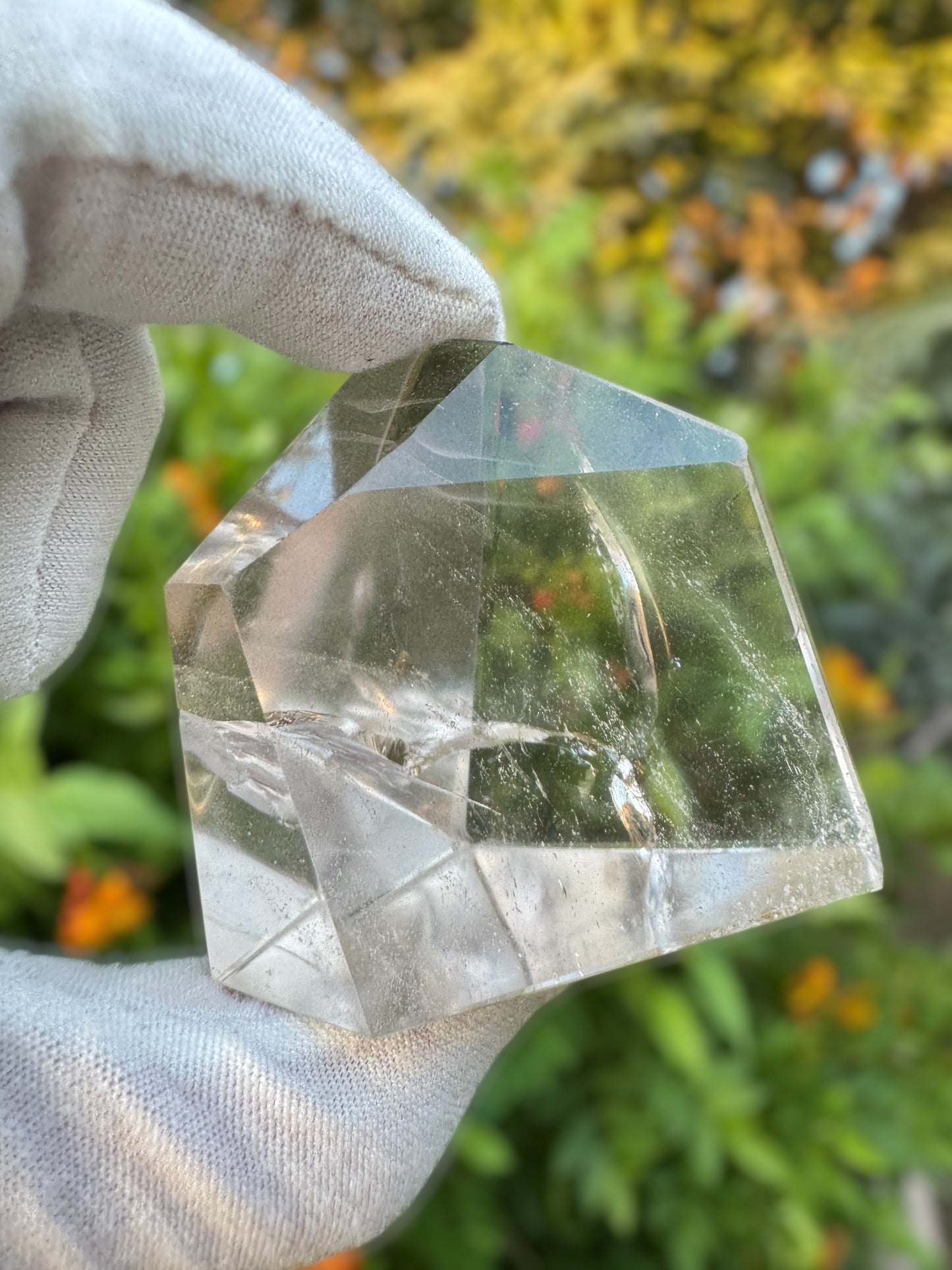 “Smoky Quartz Portal” – with Lepidocrocite, Hematite & Rainbow Inclusions