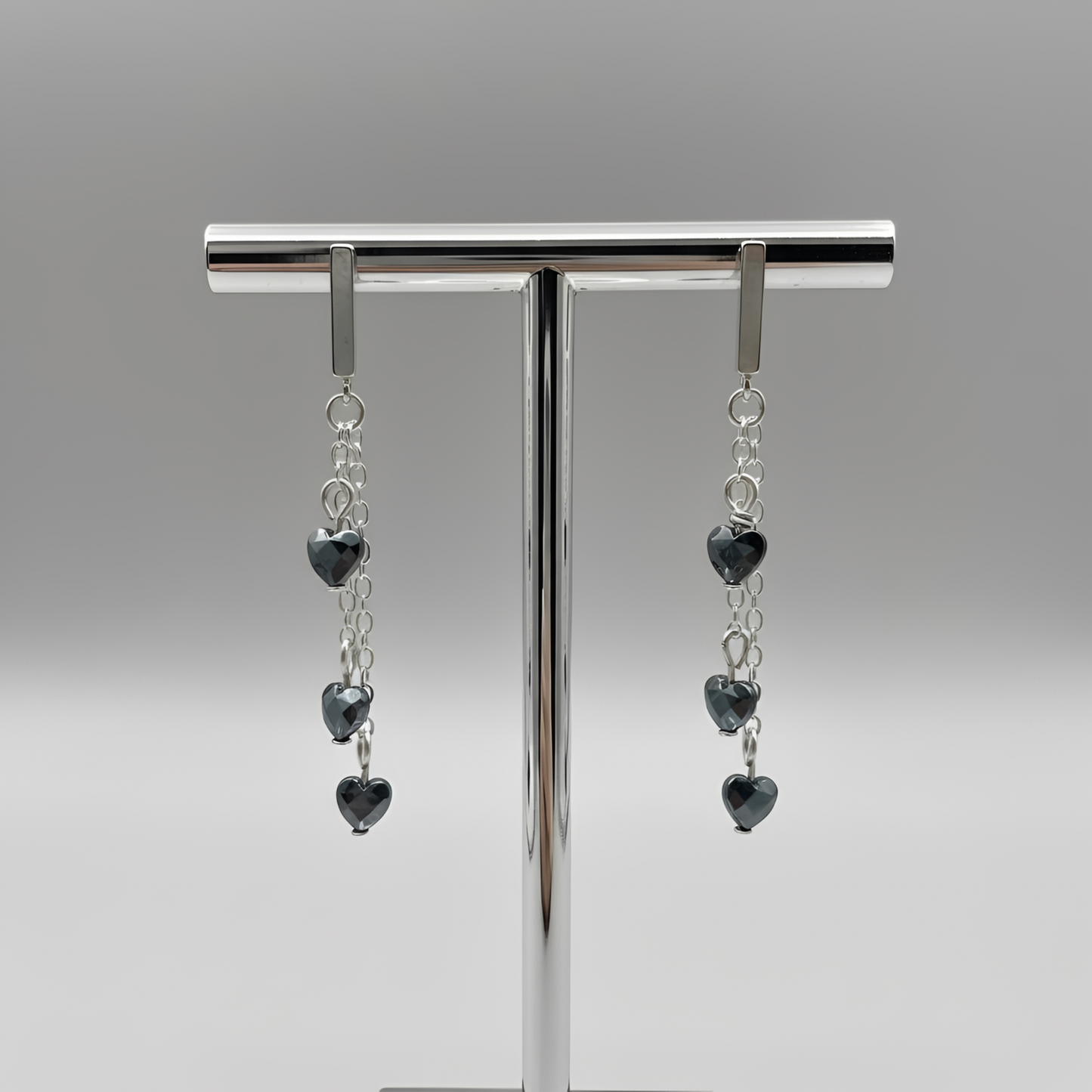 Anchored Heart Earrings