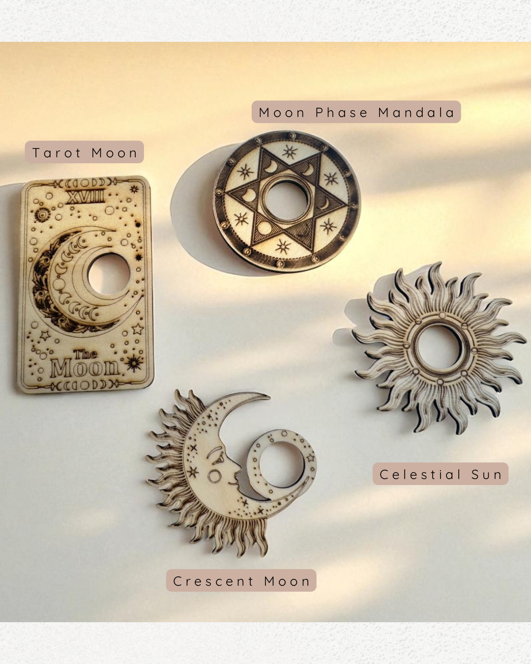 September Mini Sphere Sets with Cosmic Holders