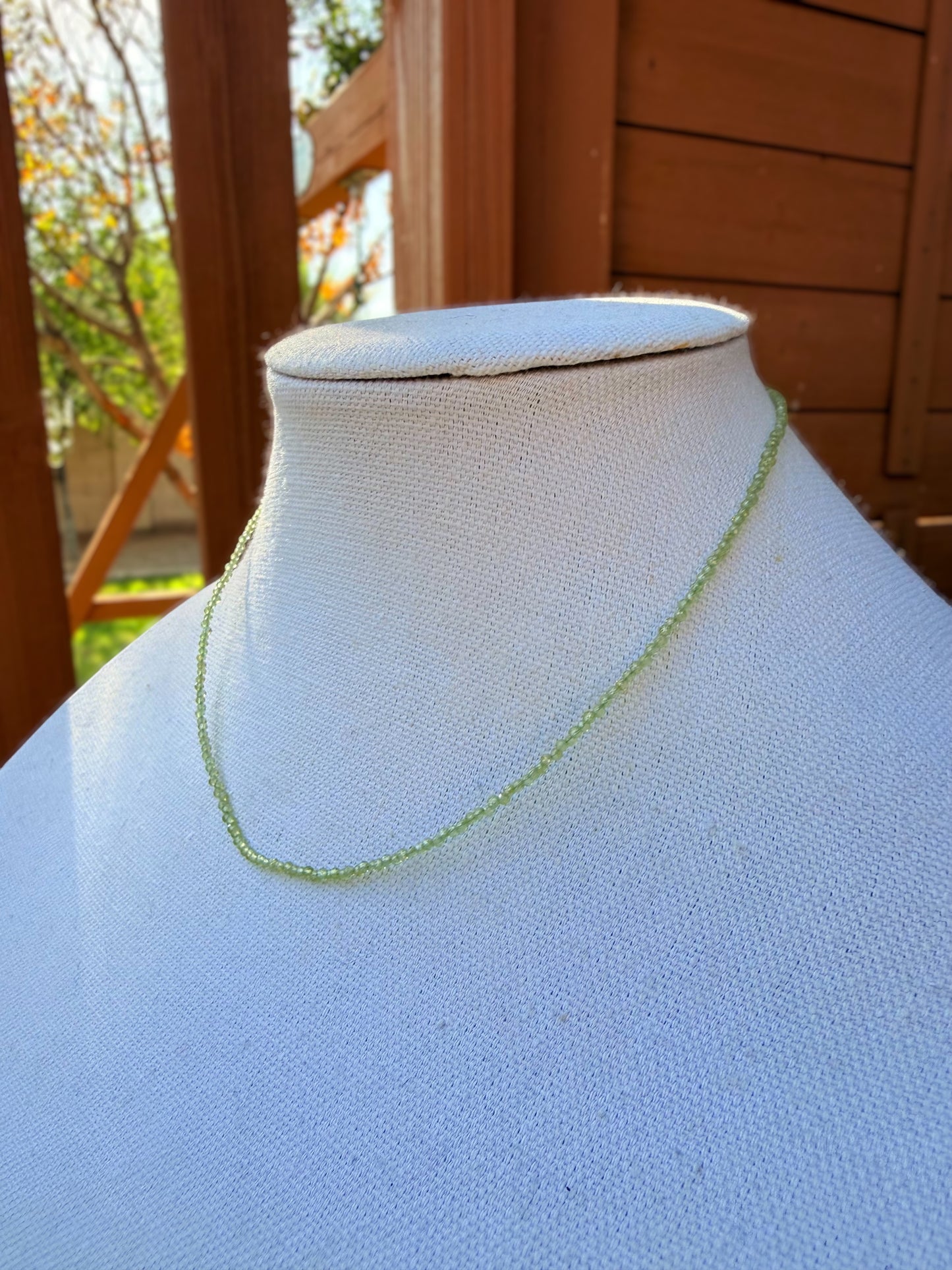 Peridot Adjustable Necklace