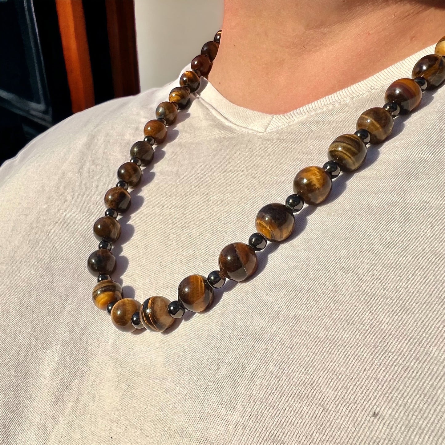 Apex Men’s Tiger’s Eye Necklace