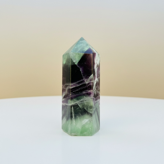 Chevron Fluorite Tower