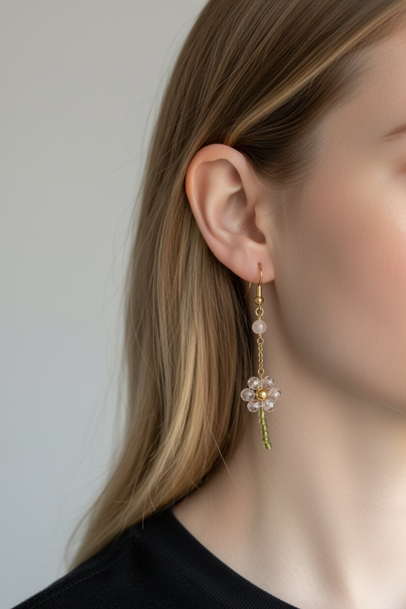 Cherry Blossom Flower Earrings
