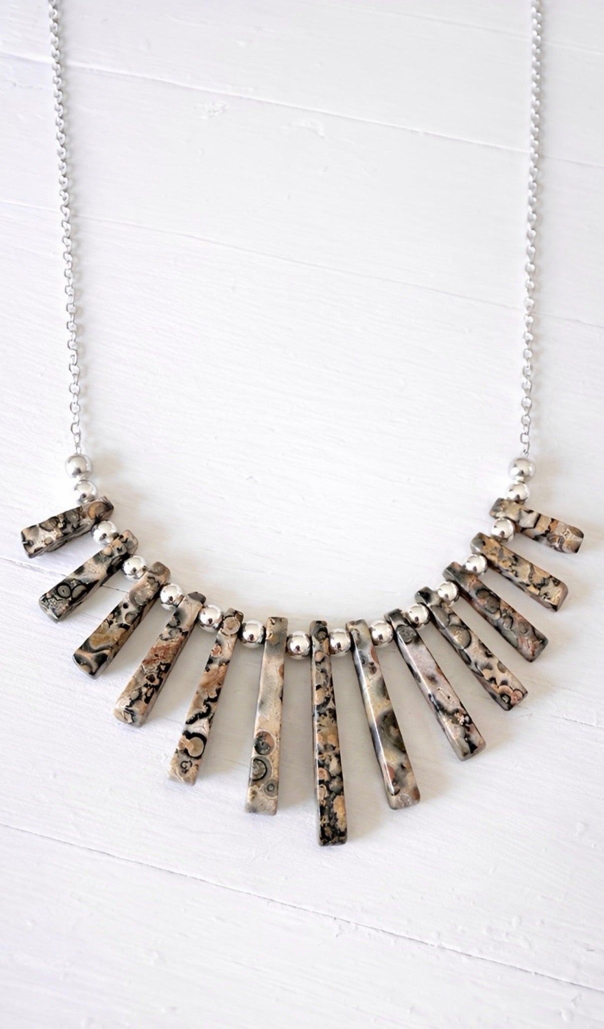 Radiant Earth- Fan Necklace Collection