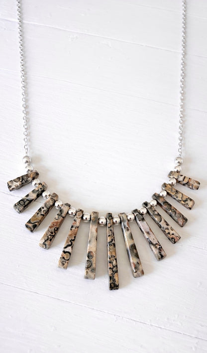 Radiant Earth- Fan Necklace Collection