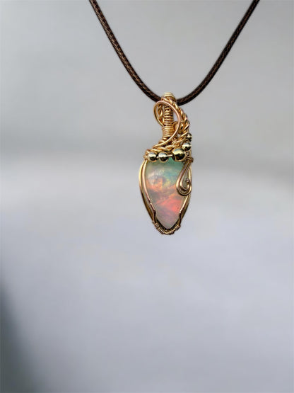 Aura Opal Doublet Pendants