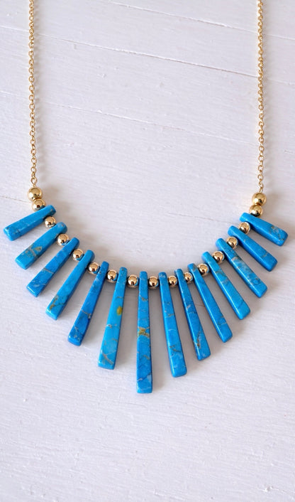 Radiant Earth- Fan Necklace Collection