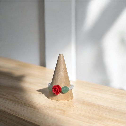 Red Rose Stretch Ring