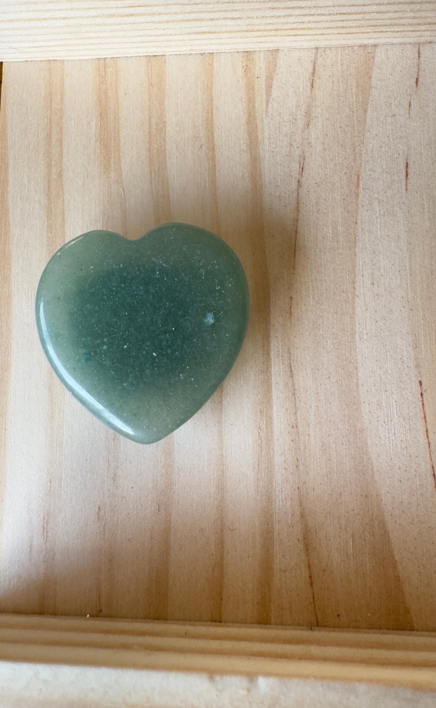 Green Aventurine Heart Magnet