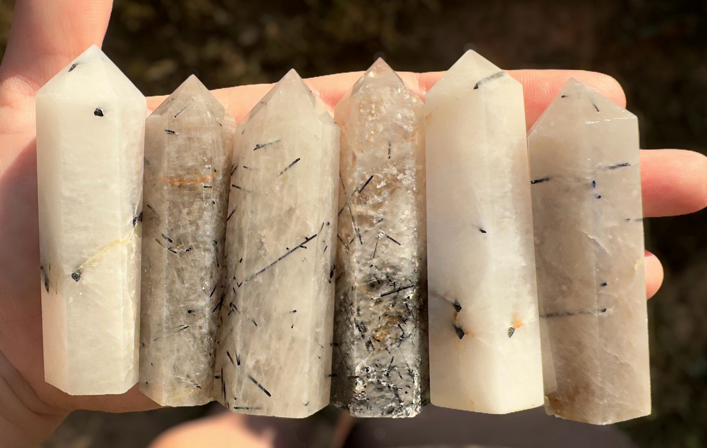Black Tourmaline Quartz