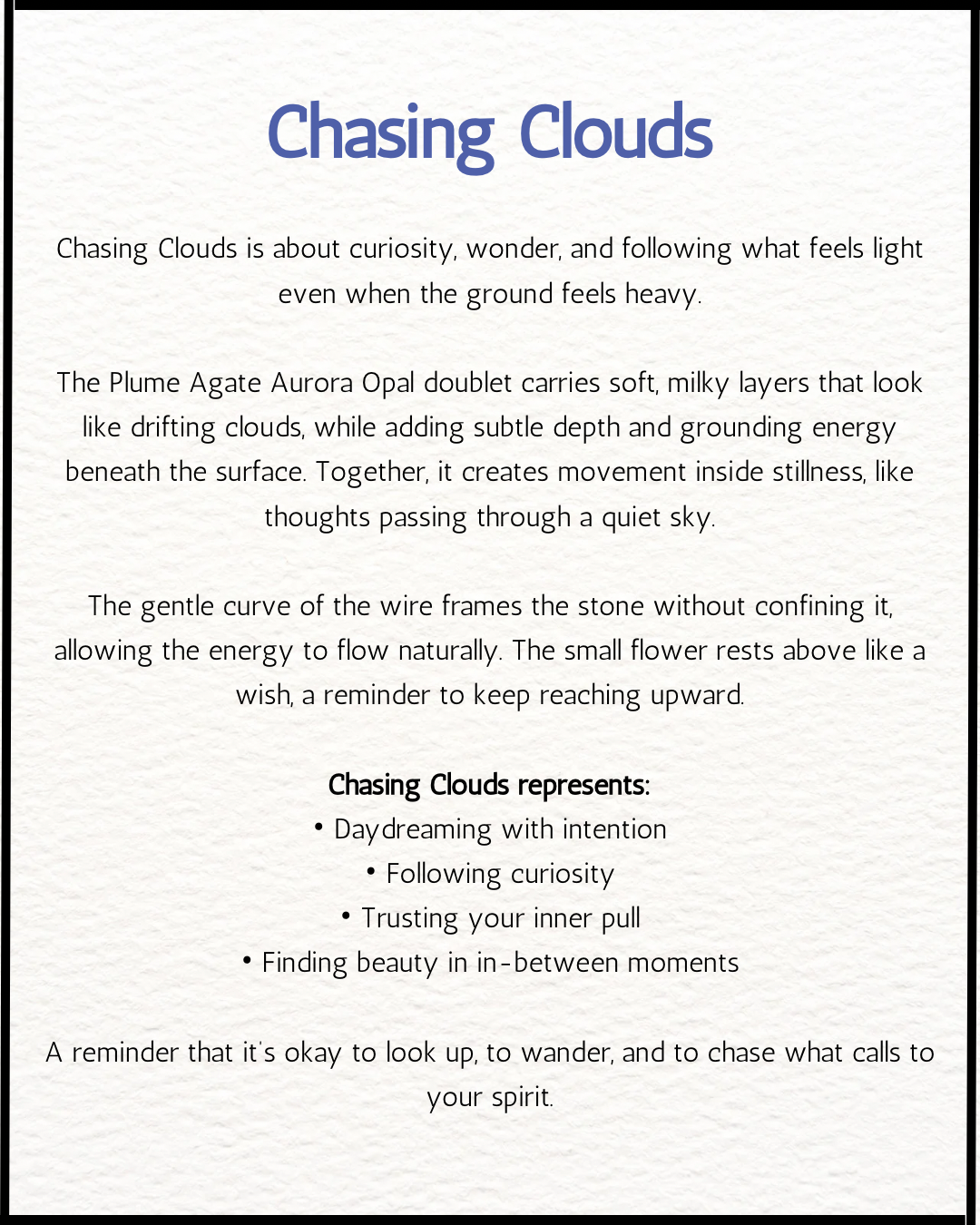 Chasing Clouds