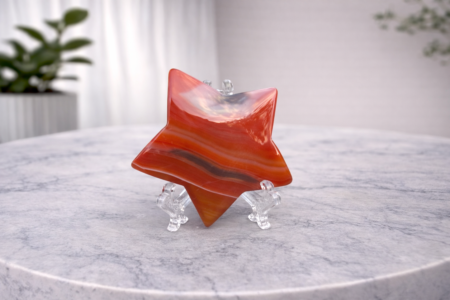 Carnelian Agate Stars
