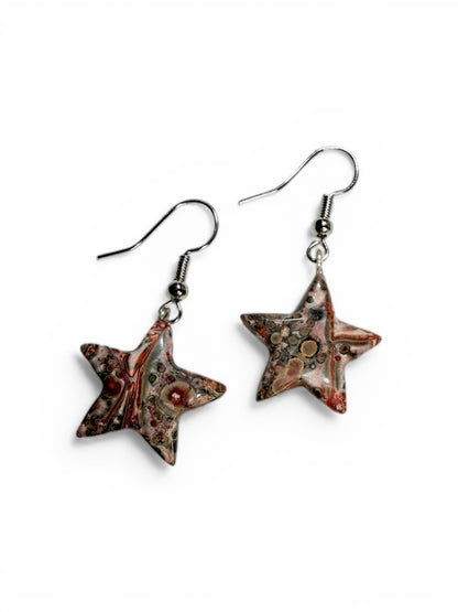 Leopardskin Jasper Earrings