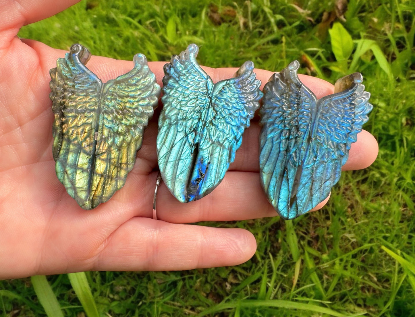 Labradorite Angel Wings