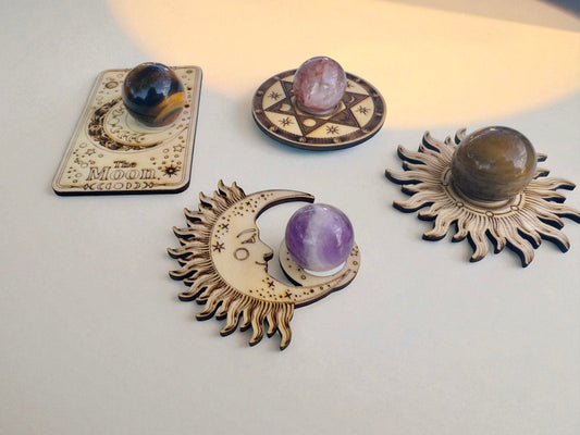 September Mini Sphere Sets with Cosmic Holders