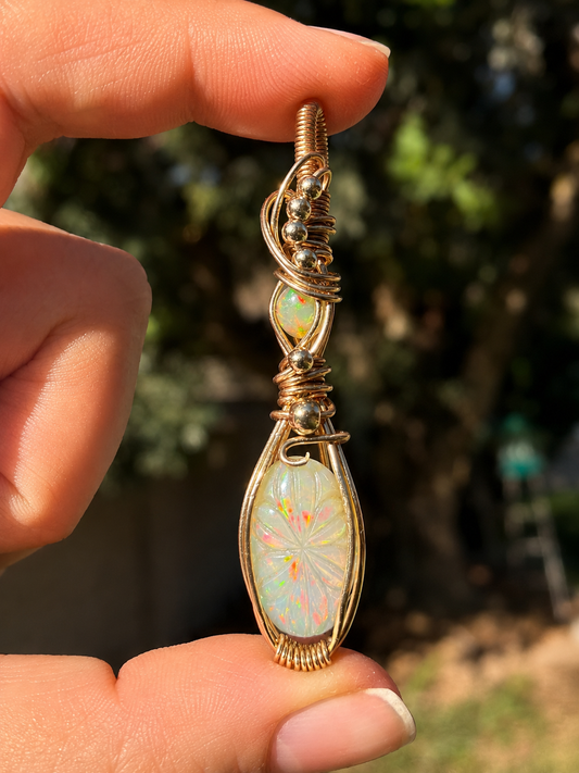 Garden of Eden Opal Pendant