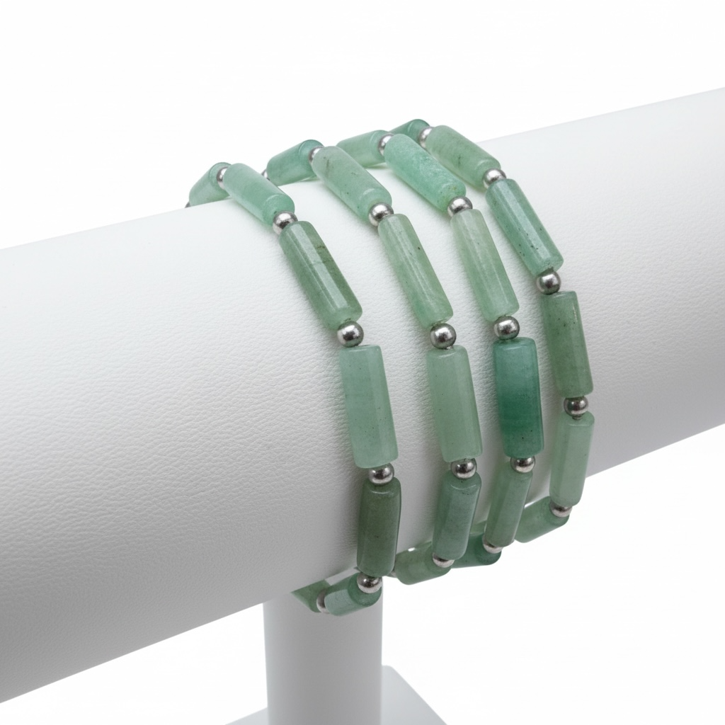 Rectangle Green Aventurine Bracelet