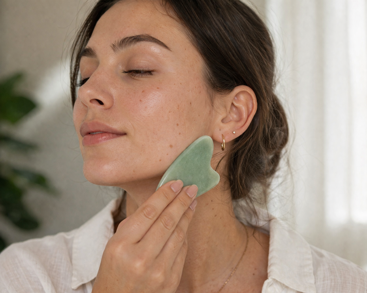 Crystal Gua Sha Facial Massage Tool