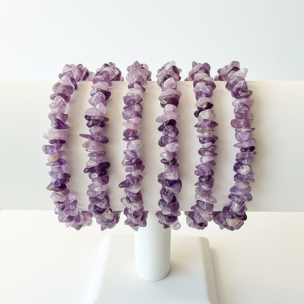 Amethyst Chips Bracelet