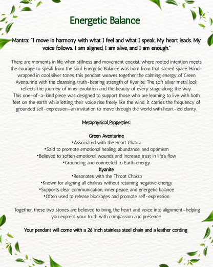 Energetic Balance