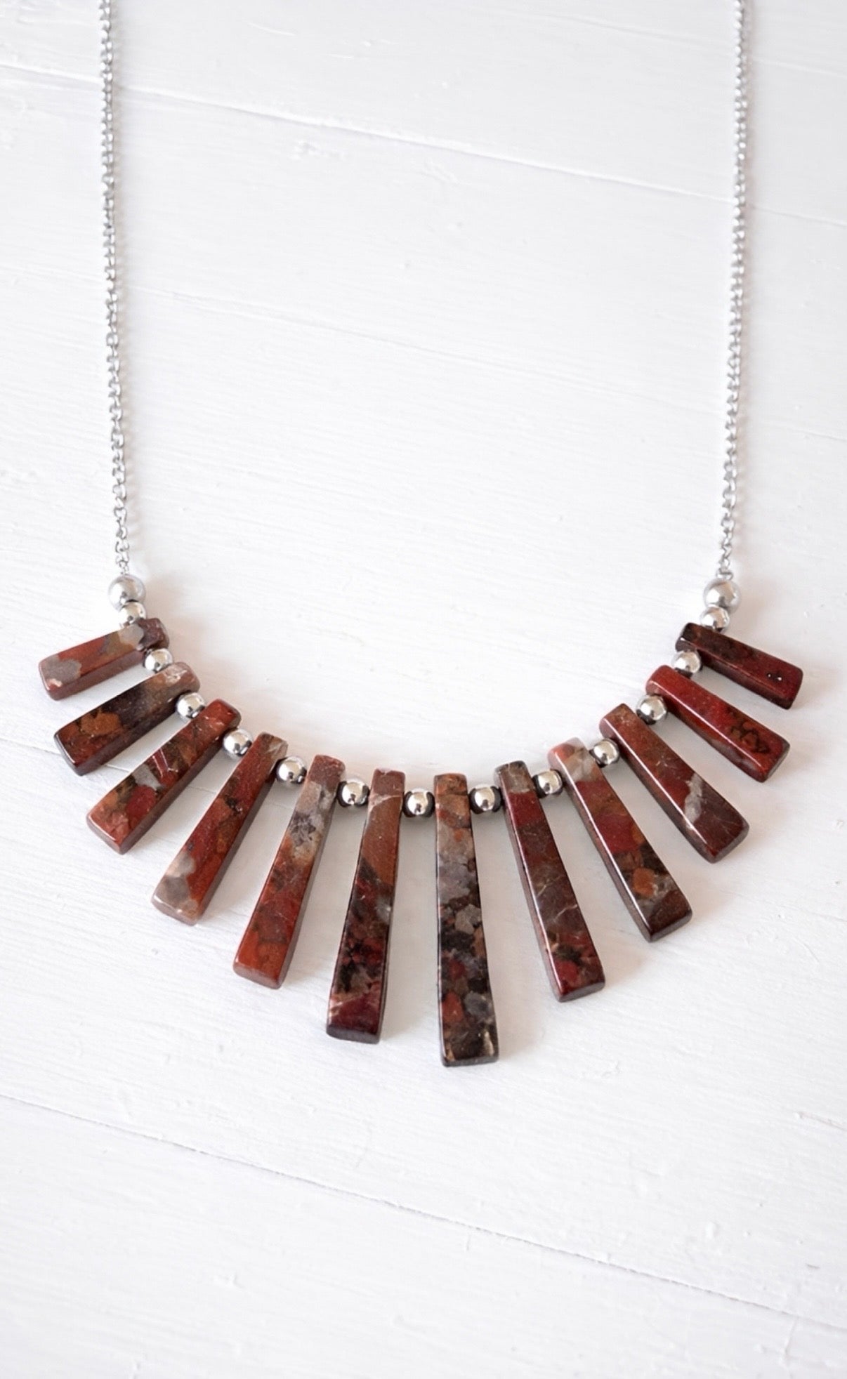 Radiant Earth- Fan Necklace Collection