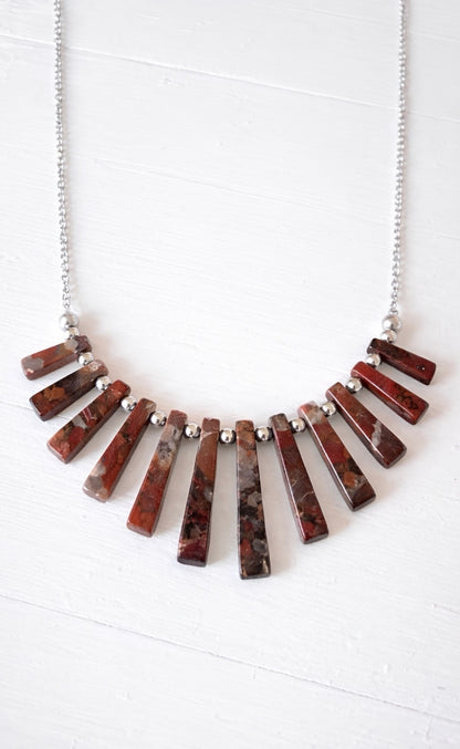 Radiant Earth- Fan Necklace Collection