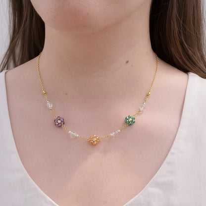 Blooming Flowers Necklace