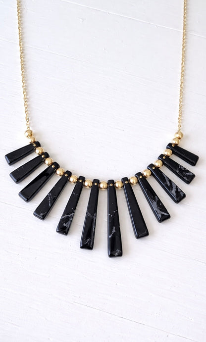 Radiant Earth- Fan Necklace Collection