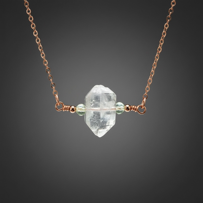 Diamond Point Collection: Quartz + Prehnite
