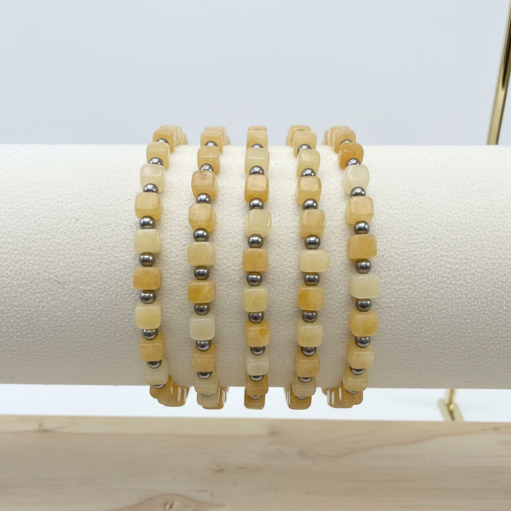 Mini Cubed Golden Healer Bracelet