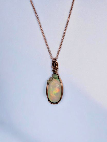 Aura Opal Doublet Pendants
