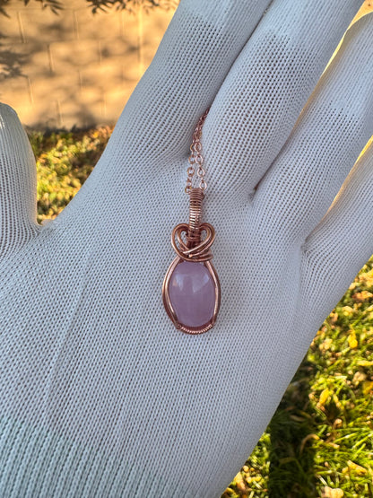 Kunzite Love-Wire Wrap