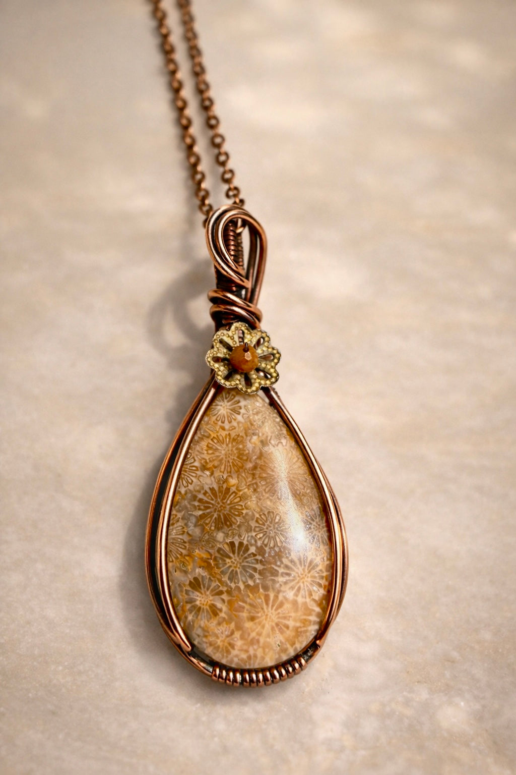 Blooming Through Time Pendant