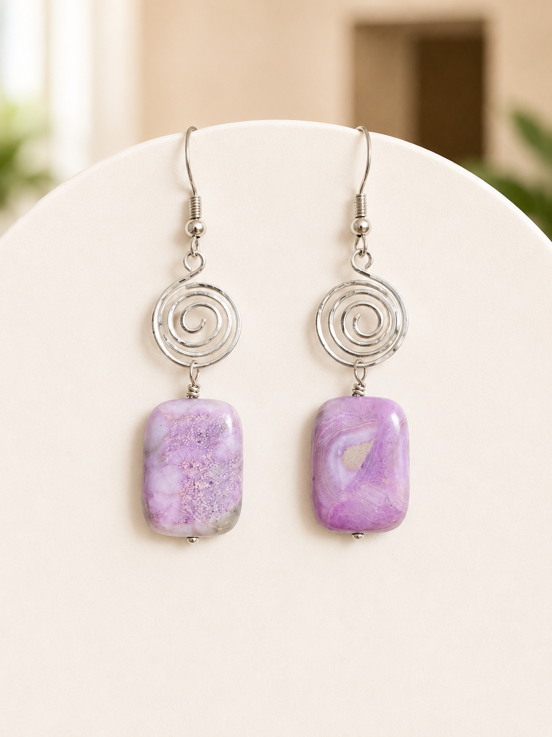 Lavender Earrings